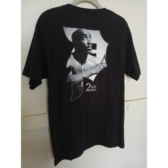 2PAC × Primitive Tupac Graphic T-Shirt Mens Medium Black Cotton Short Sleeve - Picture 12 of 13